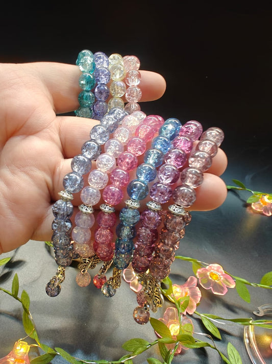 Cracked Beads Bracelets